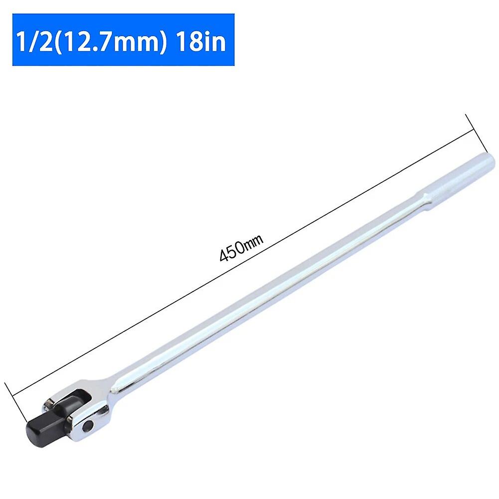 1pc 10/15/18 inch Socket Torque Wrench 12.7mm F Rod Force Bar Ctivity Head Wrench with Strong Force Handlebar Lever Handle~12145