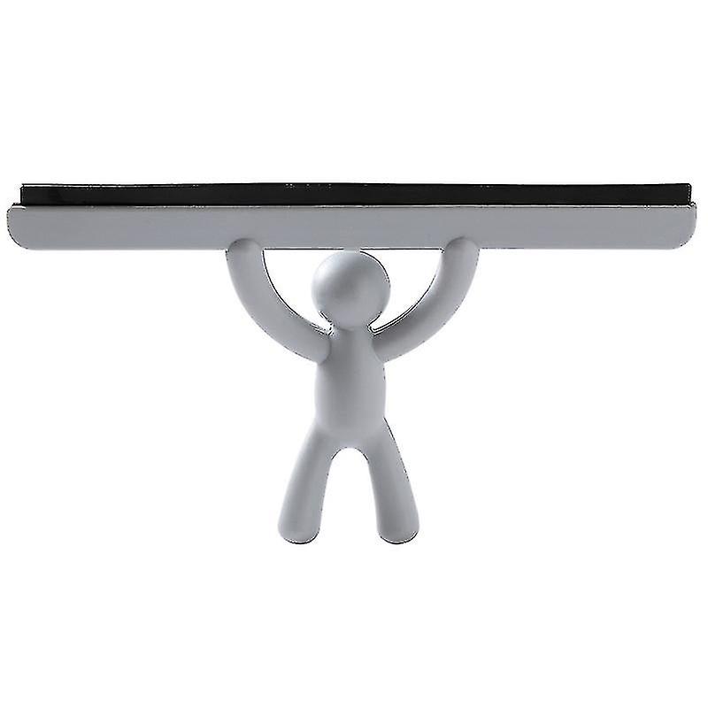 Squeegee. Shower Squeegee, Multifunctional Human-shaped Wiper, White Color