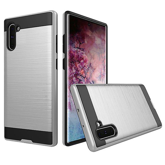 Samsung Galaxy Note 10 Plus Shockproof Protective Case Cover - Silver