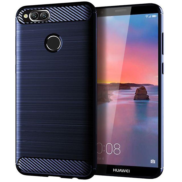 Durable Soft Protective Shell Case for Huawei Mate SE - Blue