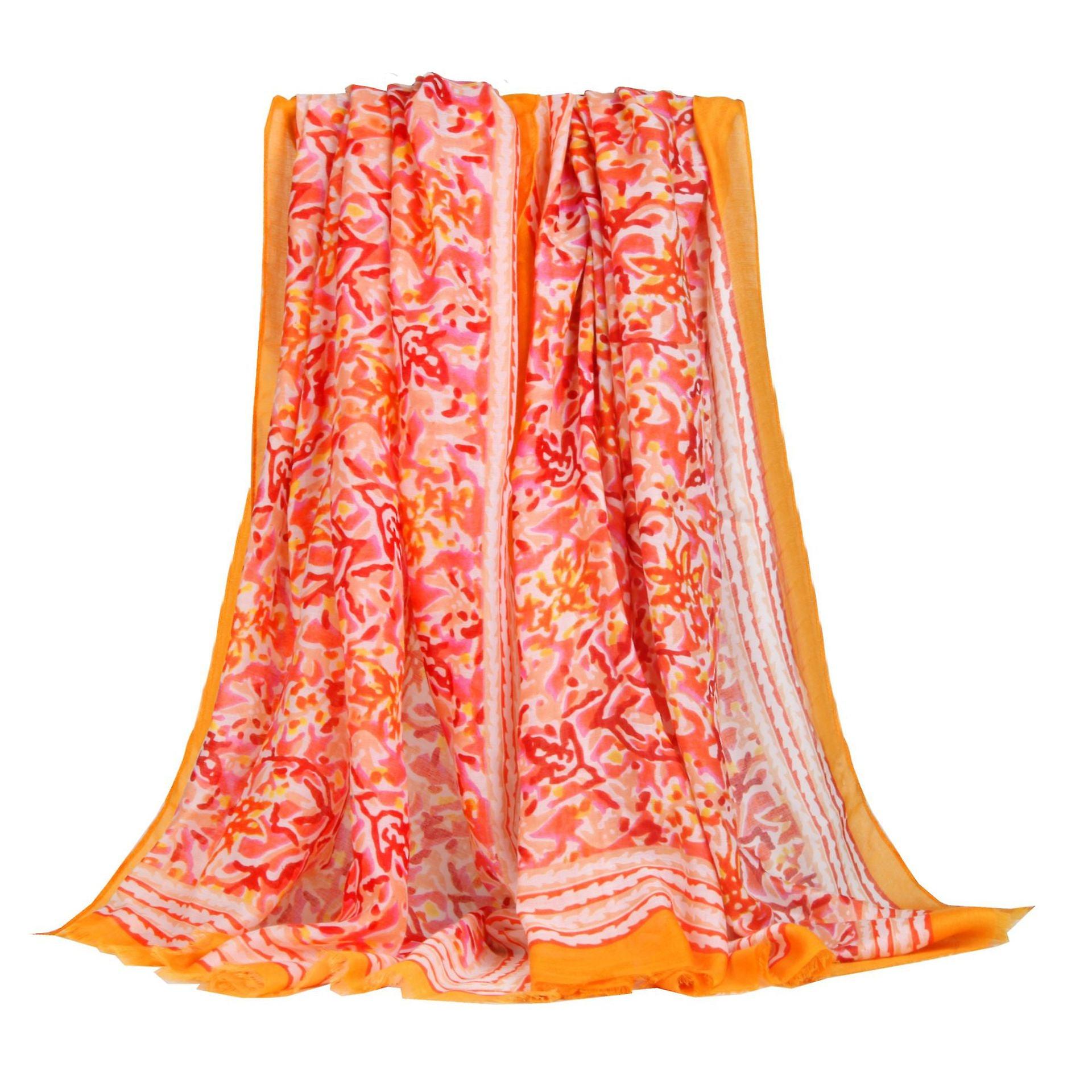 Skjerf sjal for kvinner 2022 vårutskrift solbeskyttelse varm