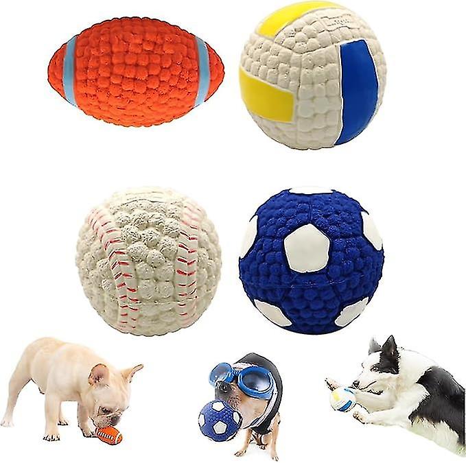Immortal Toy For Aggressive Chewers, Squeaky Dog Football Toy, Interactive, Chewing And Durable Toys