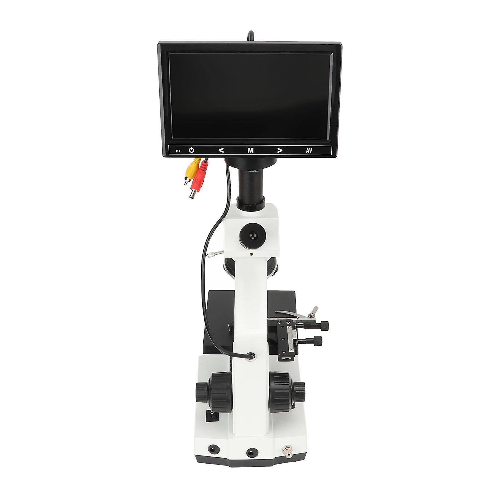 Lab Biological Trinocular Microscope 360 Degree Rotation Temperature Adjustable Video Microscope CN Plug 220‑240V