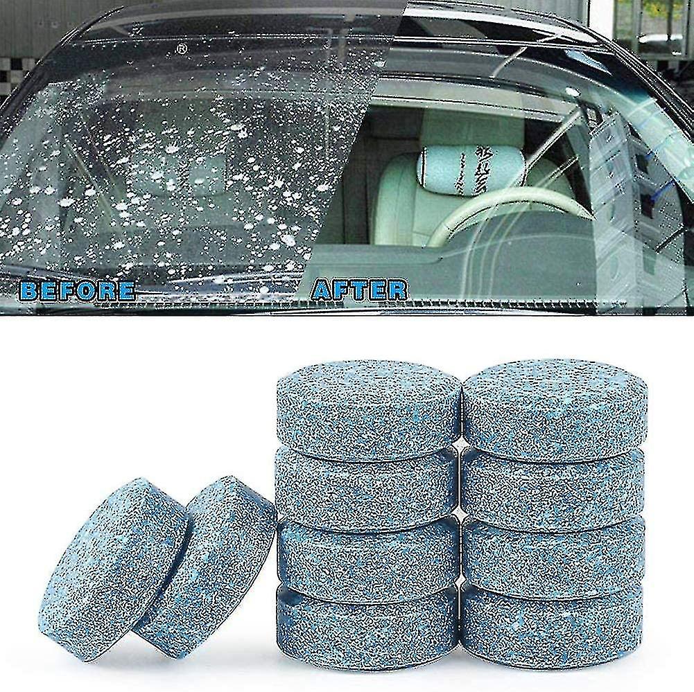 50/100pcs Windshield Washer Fluid, Concentrated Windscreen Washer Tablets Solid Wiper Glass Solid Wa