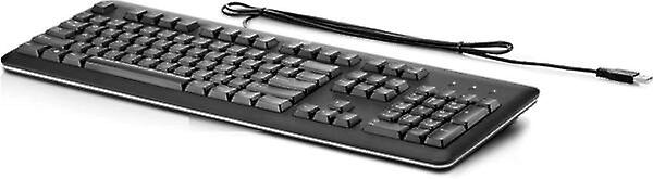 HP Promo Wired USB Keyboard UK QWERTY Black QY776AT#ABU
