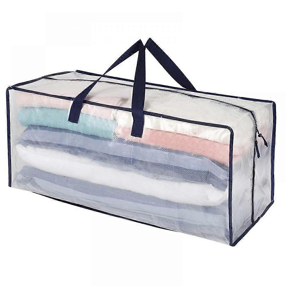 2pcs moving bag 74*36*33 transparent middle zipper