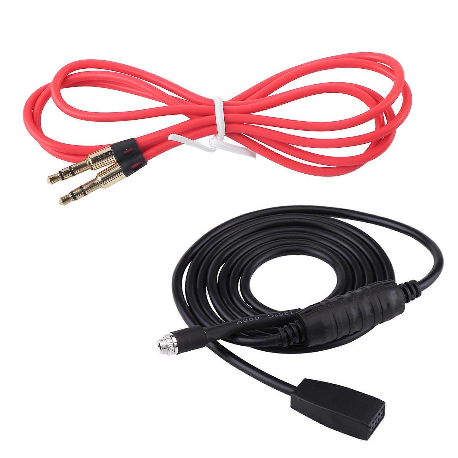3.5mm Car Audio Auxiliary In Input Interface Adapter MP3 Music Cable For E46 1998?2006