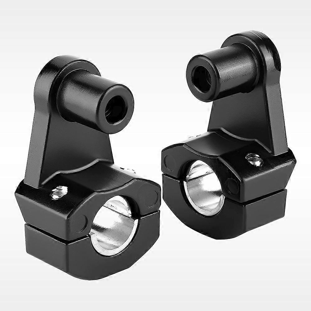 Handlebar Riser Bracket, 2pcs 22mm/28mm Universal Pivoting Motorcycle Handlebar Riser Bracket Clamp Cnc Aluminum Handlebar Risers(2pcs