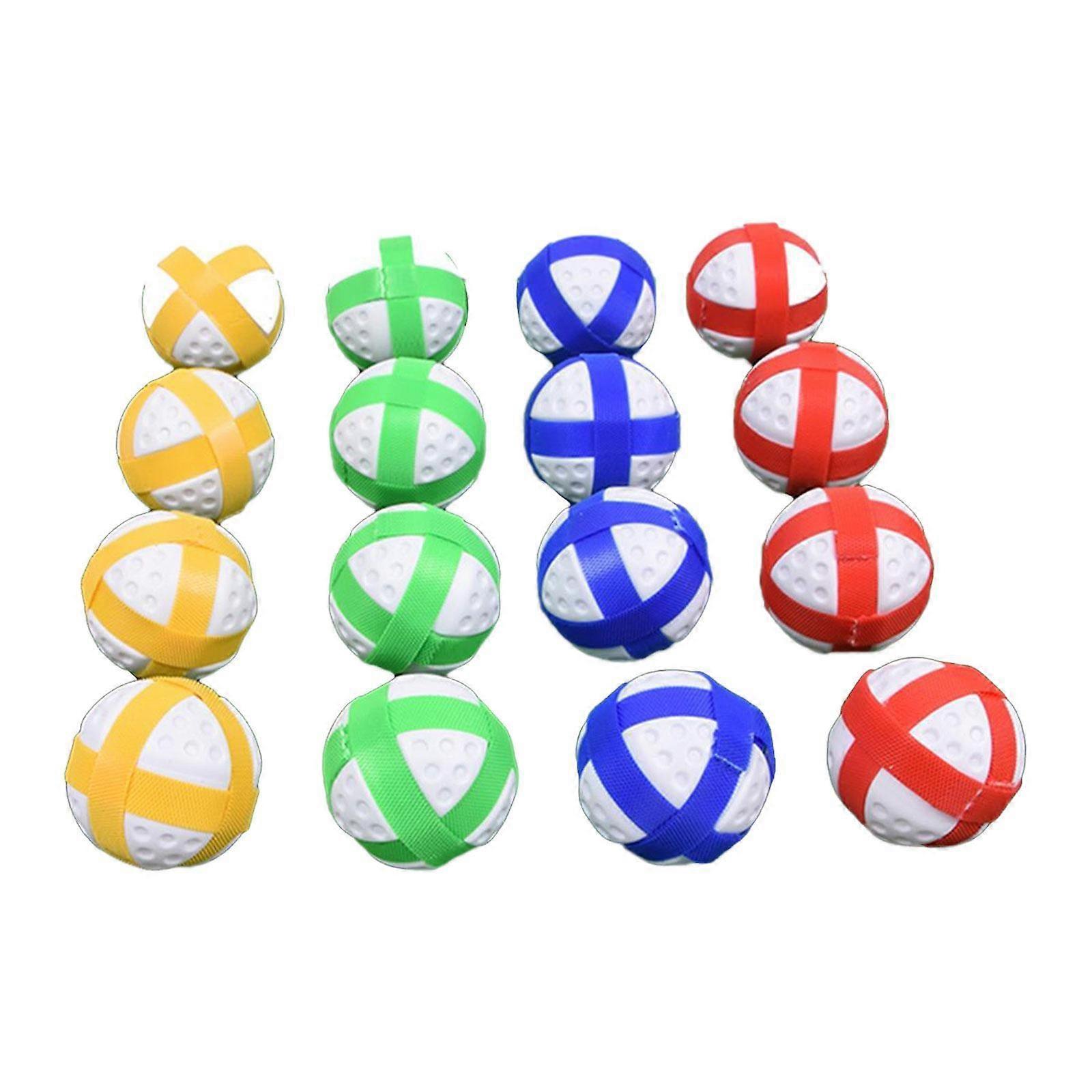 16 Pieces Sticky Balls for Adults Teens Lightweight Hook and Loop Balls