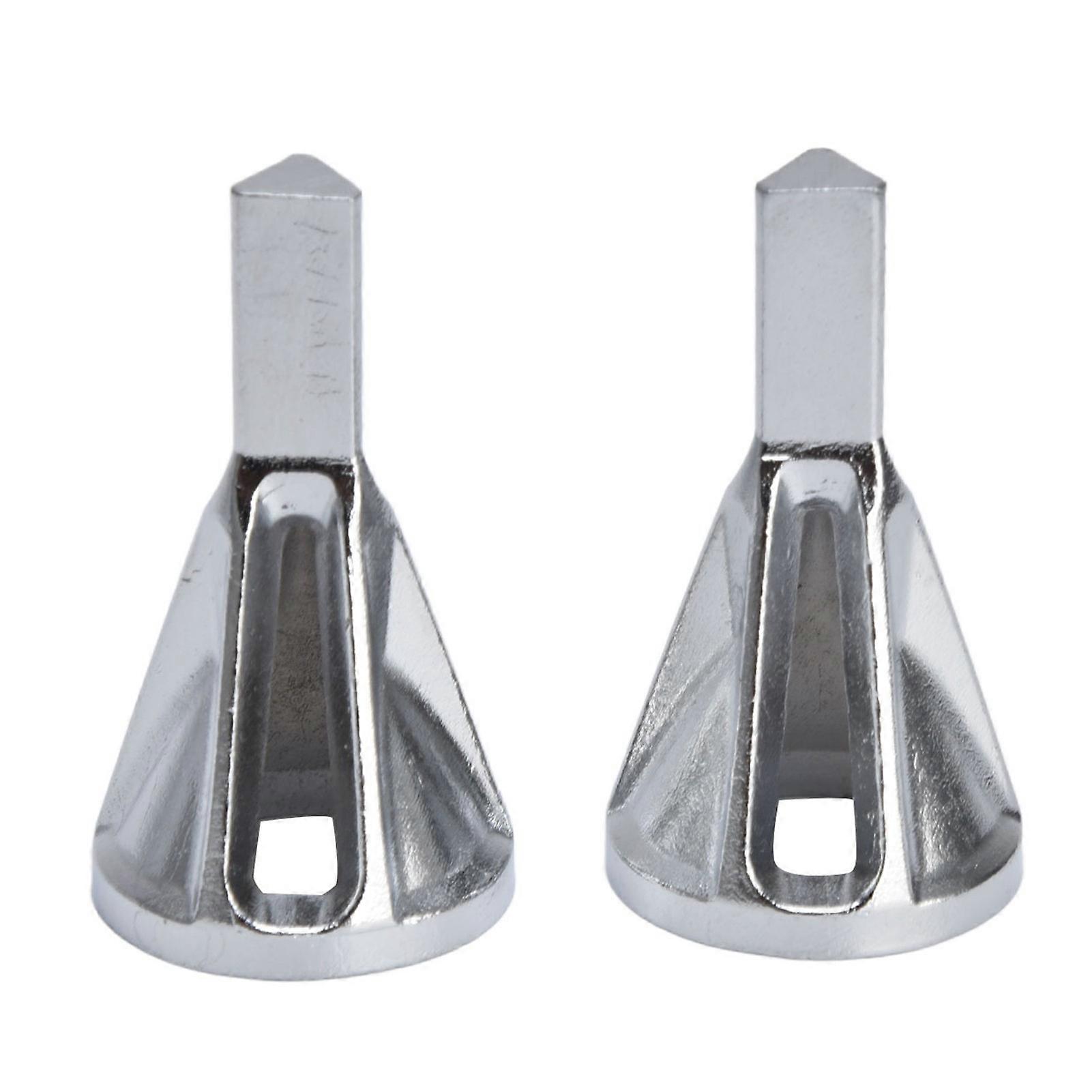 2pcs Deburring Chamfering Device Triangular Handle Deburring External Drill for Stainless Steel Copper Brass Aluminum