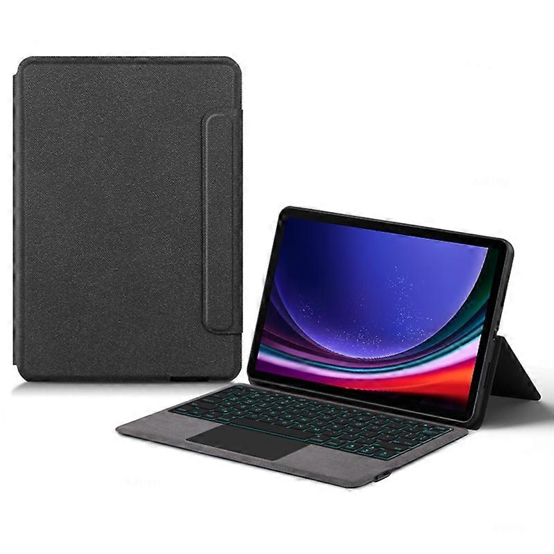 Backlight Bluetooth Keyboard Case with Touchpad for Samsung Galaxy Tab S9 Anti-Scratch Tablet Leathe