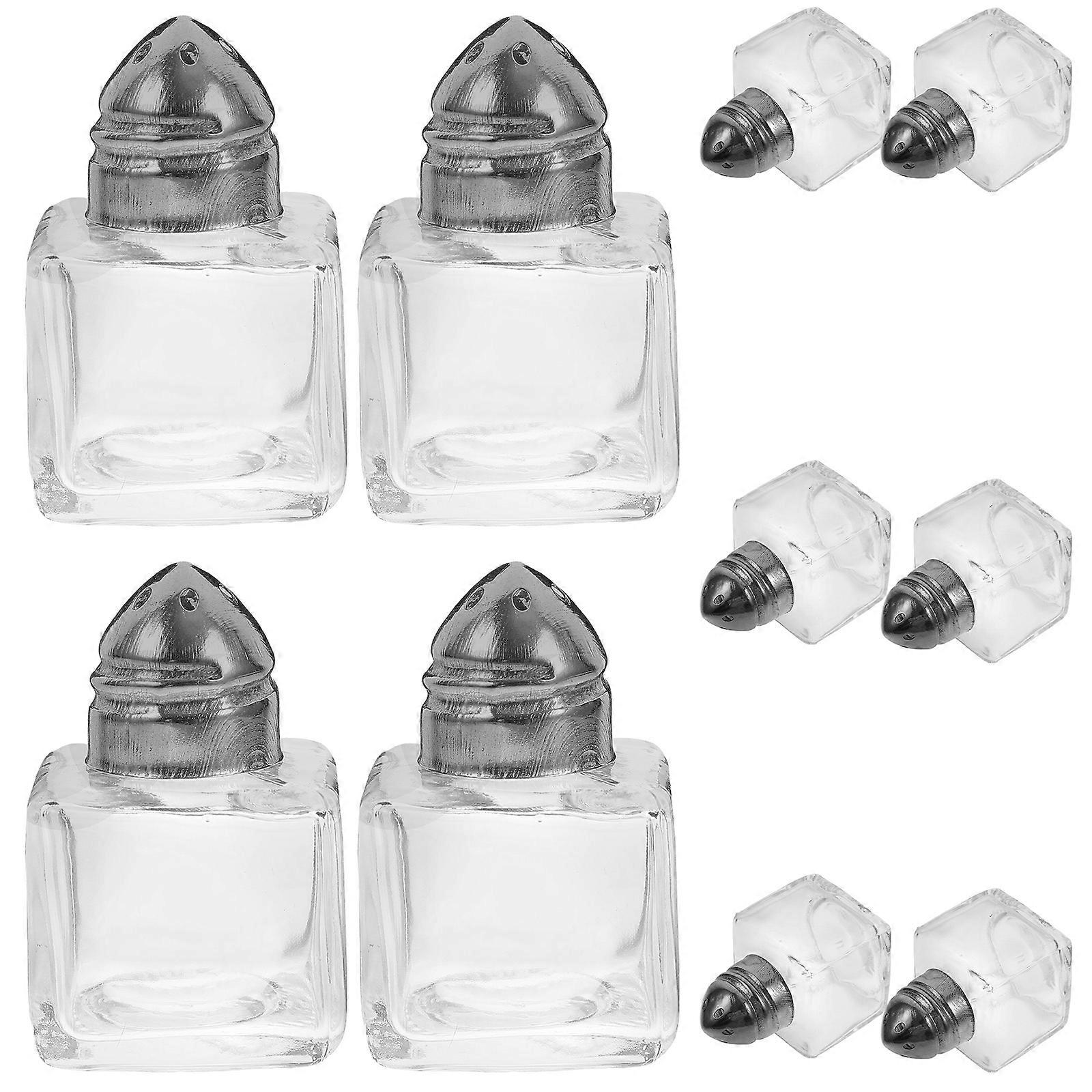 10Pcs Mini Salt Shakers Multifunctional Condiment Bottles Portable Spice Jar