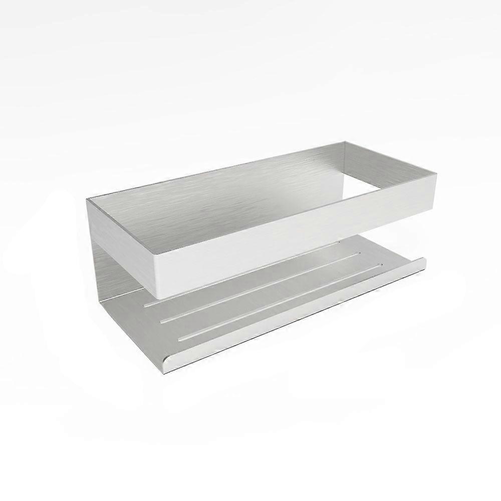 Self Adhesive Shampoo Holder Shower Shelf Bath Accessories Spice Rack