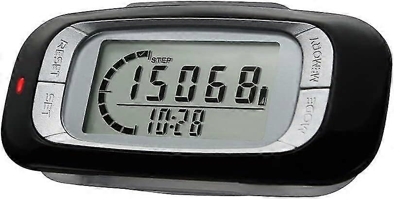 3D Pedometer, 3D Walking Pedometer with Clip Accurate Step Counter for Fitness Walking Distance Miles/Km Calorie Counter-Good-Yvan