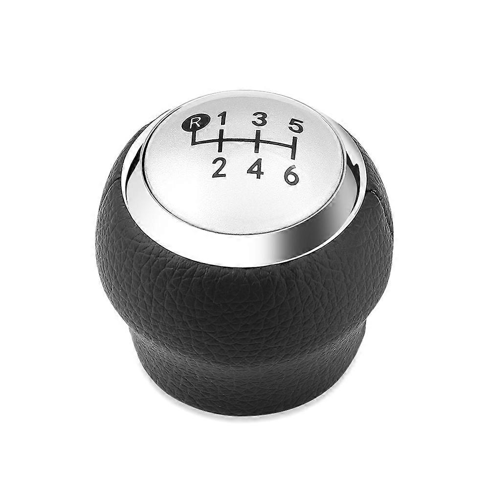 Car 6 Speed Gear Shift Lever Knob for Toyota Corolla Verso Auris Yaris RAV4 2007 2008 2009 2010 2011 2012 2013 Car Accessories-Silver