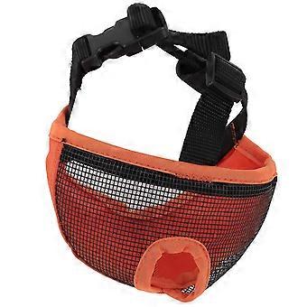ShortSnoutBulldogSnute, LettvektOxford, 3-hulls, Anti-Bitt, ComfortFit, Oransje