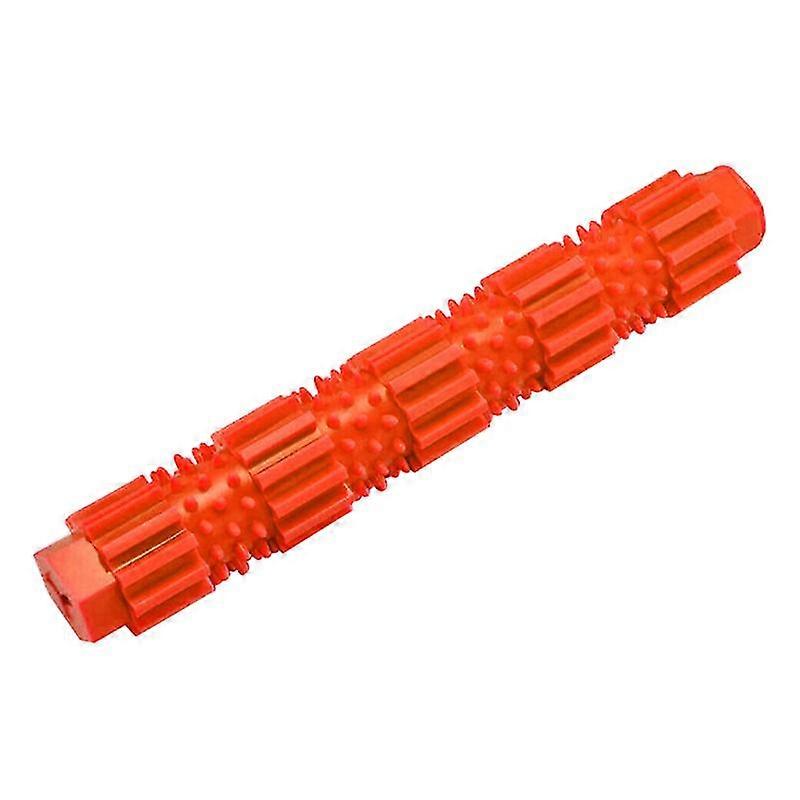 durable molar rod tpr chew toys for aggressive chewers training size large(orange)