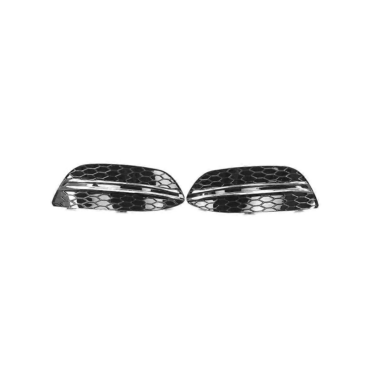 Car Chrome Front Bumper Grille Fog Light Cover Trims for C-Class W205 2058851623 2058851523 2058850