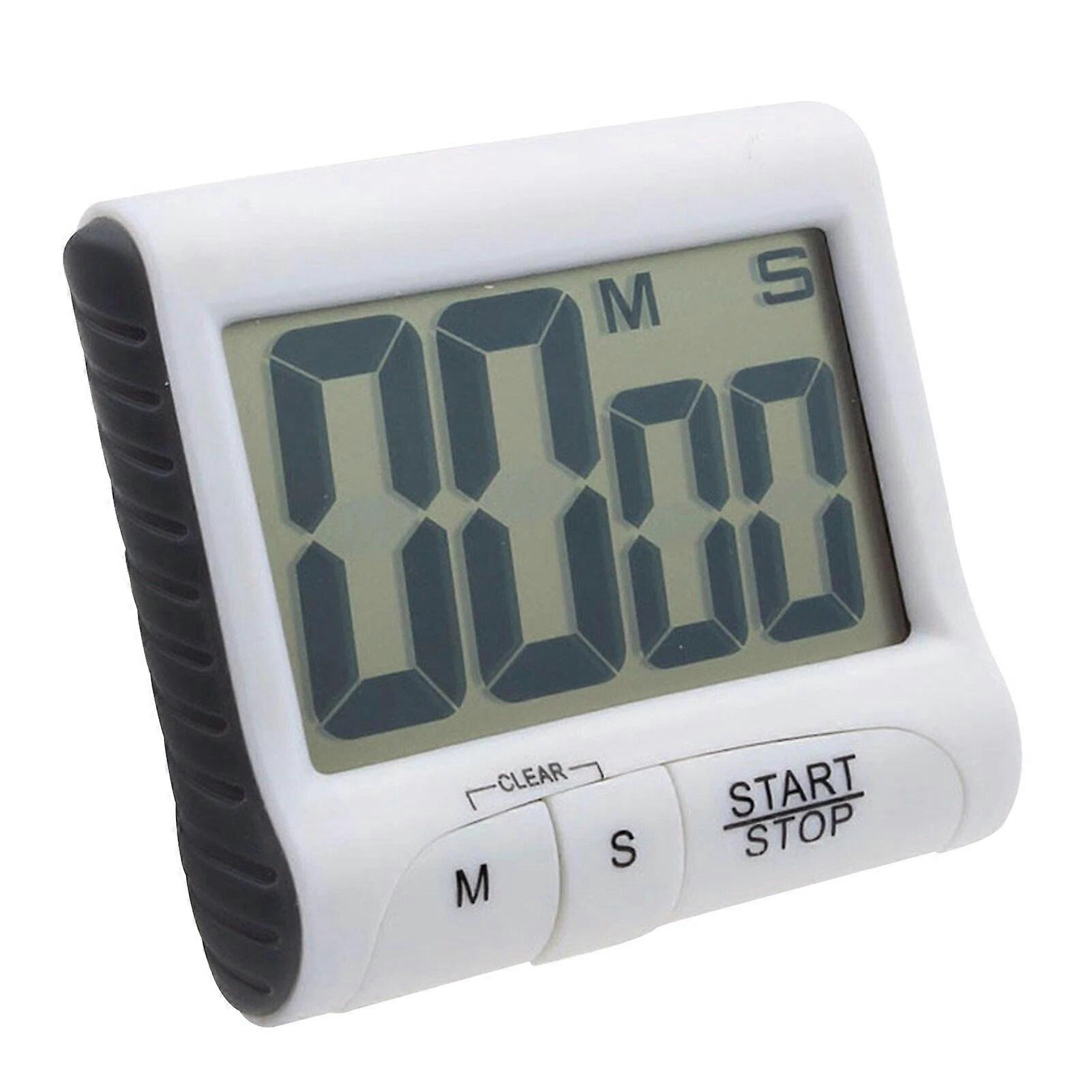 Digital Kitchen Timer with Strong Magnet Back Stand Hanging Hole Loud Alarm Large LCD Display Cooking Timer Clock Kitchen Tools