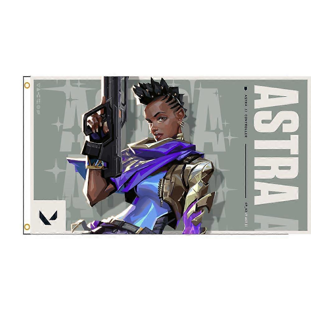 Astra Valorant Drapeau Bannière Style 159