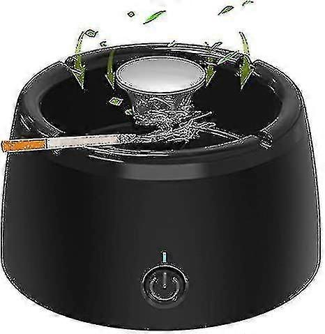 Second-hand Smoke Purifier, Multifunctional Smart Ashtray, Air Purifier (black)