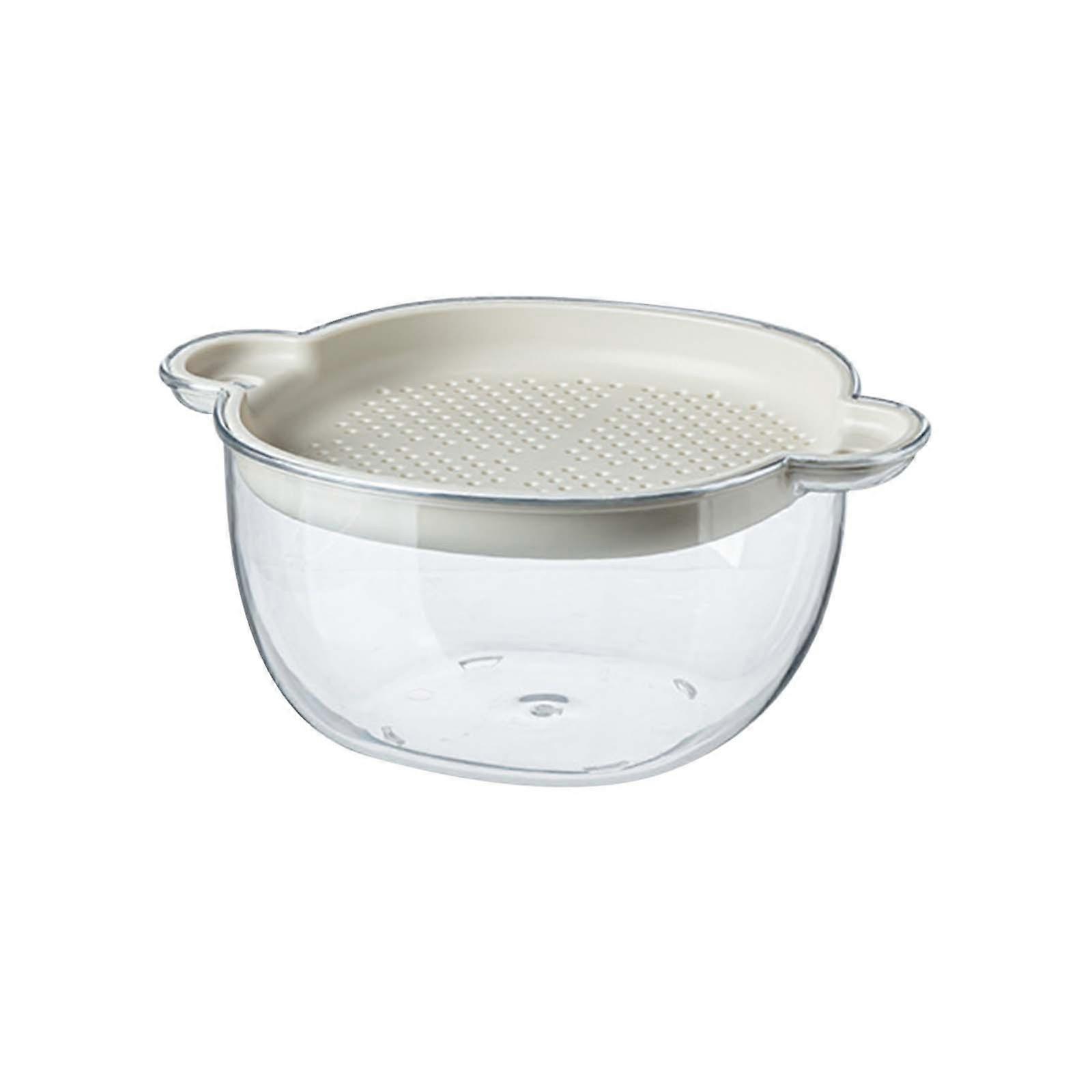 Double Layer Drainage Basket, Vegetable Basket, Kitchen Fruit Basket, Filter Basin With Handle, Vegetable Basket, Leaking Basin