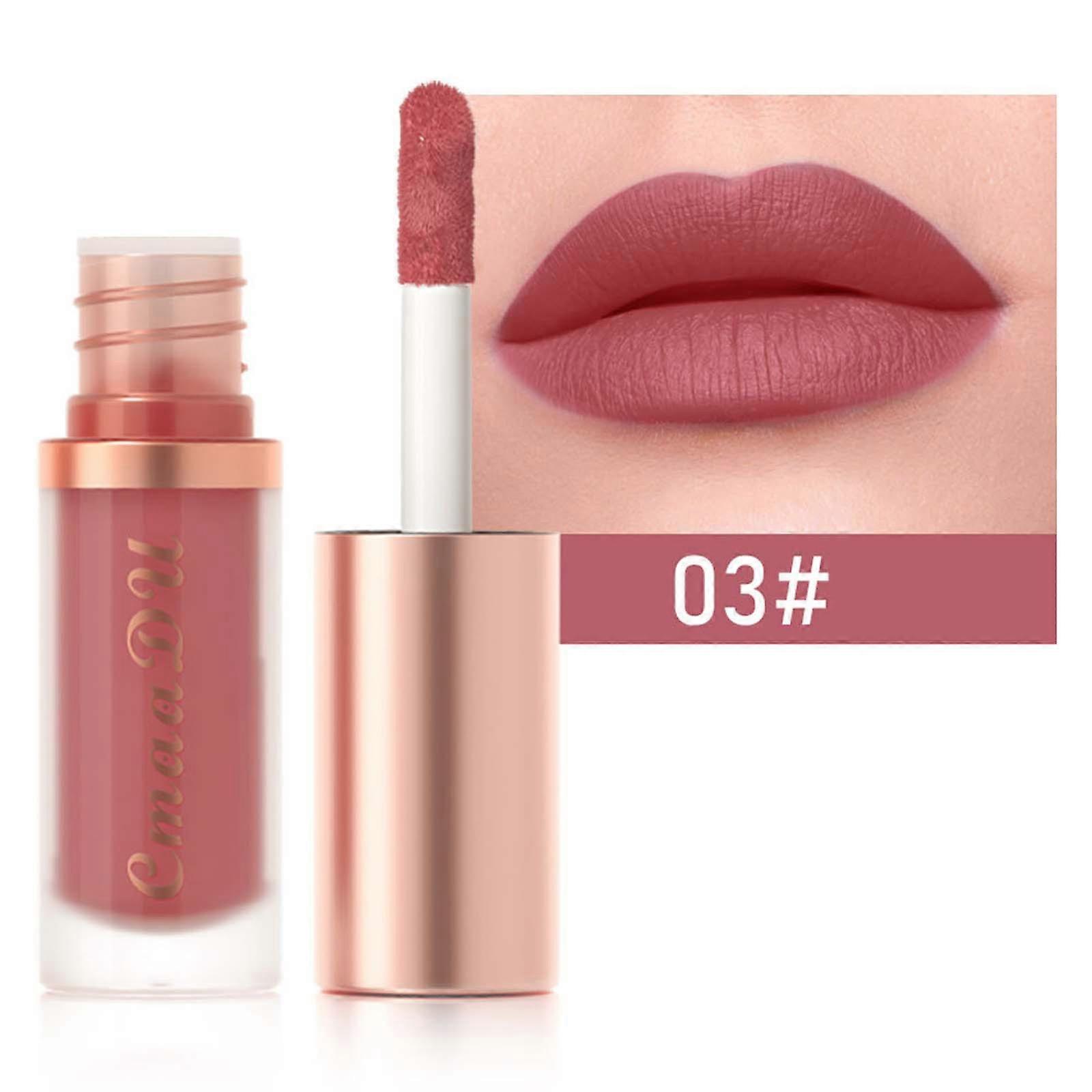 Lipstick Matte Velvet Lip Color Velvet Matte Texture, With Perspiration And Non Fading Properties When Exposed To Water
