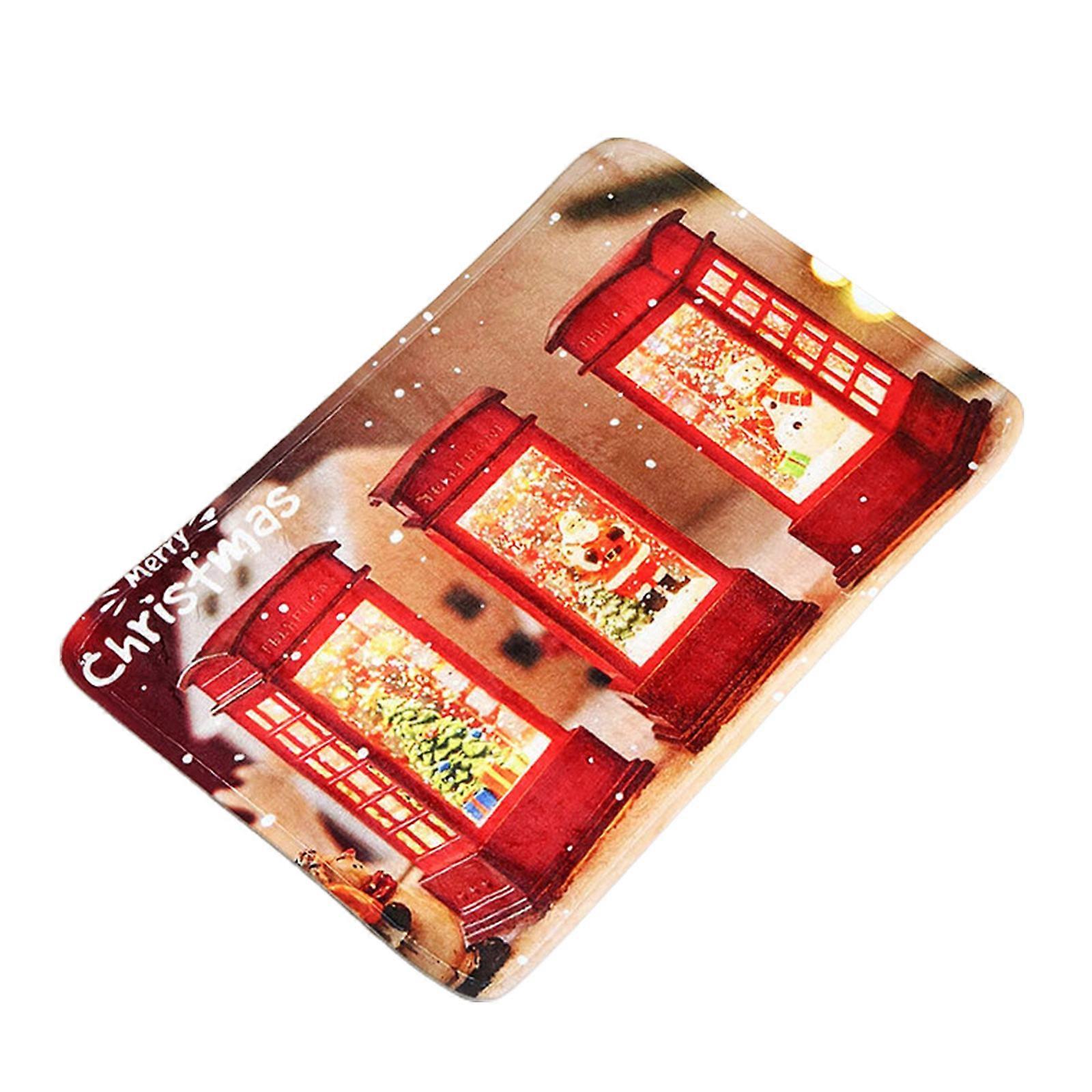 Christmas Floor Mat for Creative Xmas Elements Decor Bathroom Mats Decor