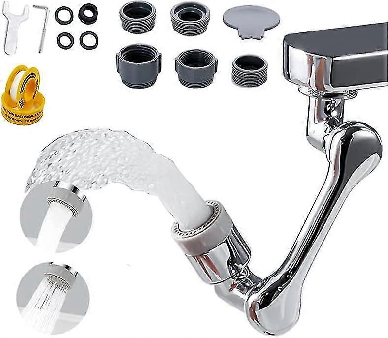 Rotating Faucet Extender, 1080 Big Angle Swivel Faucet Aerator