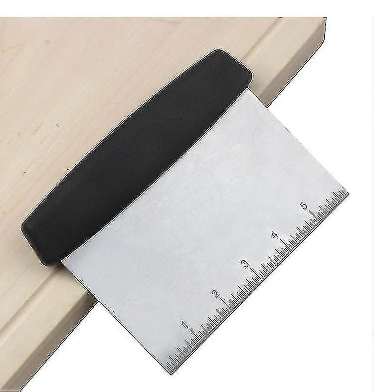 Handle Grips Stainless Steel Scraper & Chopper, Pastry Scraper
