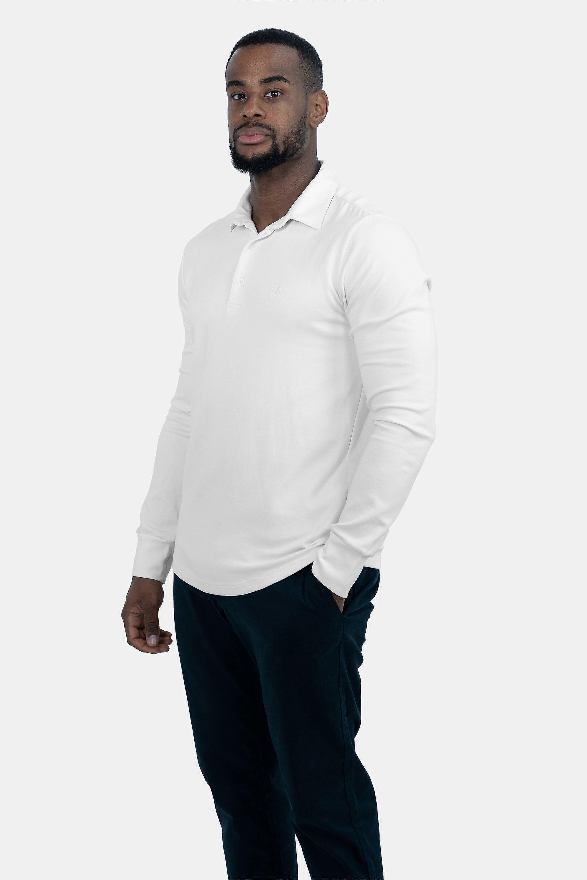 Herren Polo Langarm - Bügelfreies Poloshirt