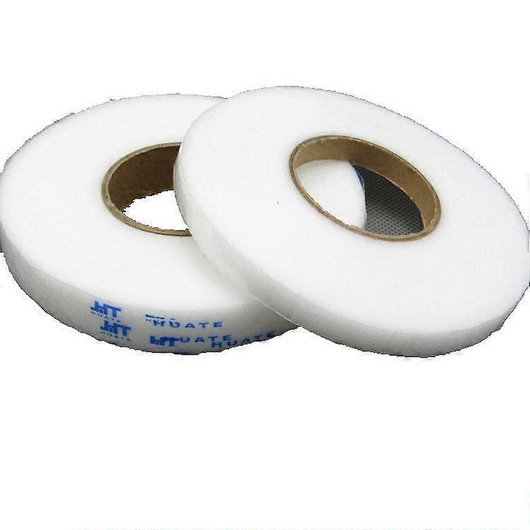 2pcs Hem Iron-On Adhesive Tape Fabric Fusing Tape Each 27 Yards Length, 0.59inch/1.5cm Width