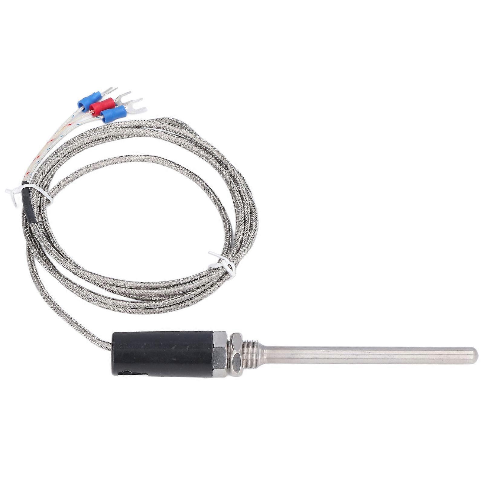 PT100 Thermocouple Probe Shielded Wire Waterproof Temperature Sensor ?200?450 WZPT?10