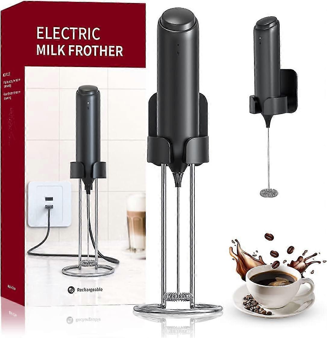 Milk Handheld Electric Milk Foamer For Coffee Electric Whisk Handheld With Bracket Mini Whisk Coffee Whisk Drink Mixer Wand Mount Usb Milk For Co
