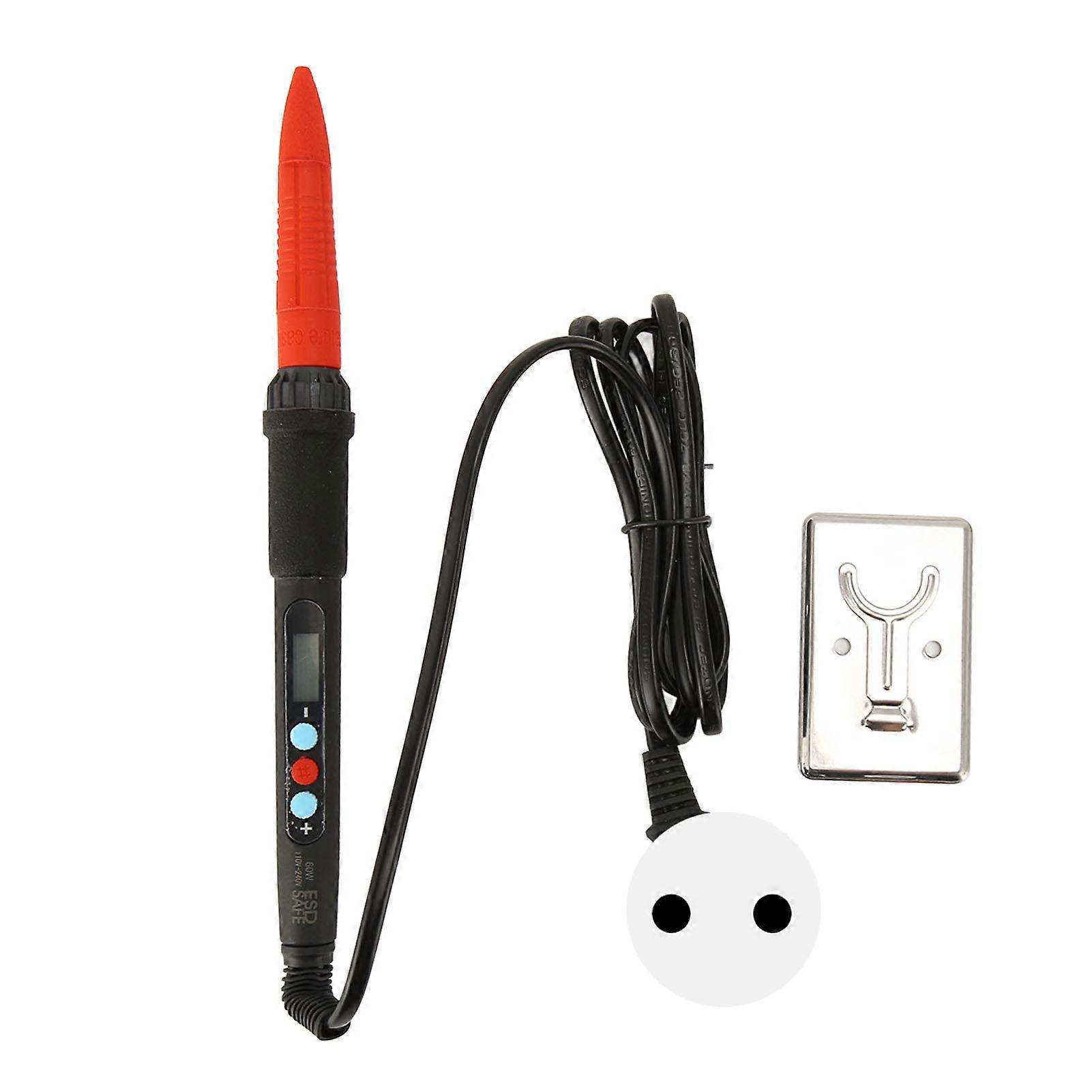 Digital Soldering Iron Kit Universal Electric Soldering Iron with LCD Screen for 3D Printer Accessories 110?240V Digital Soldering Iron EU Plug
