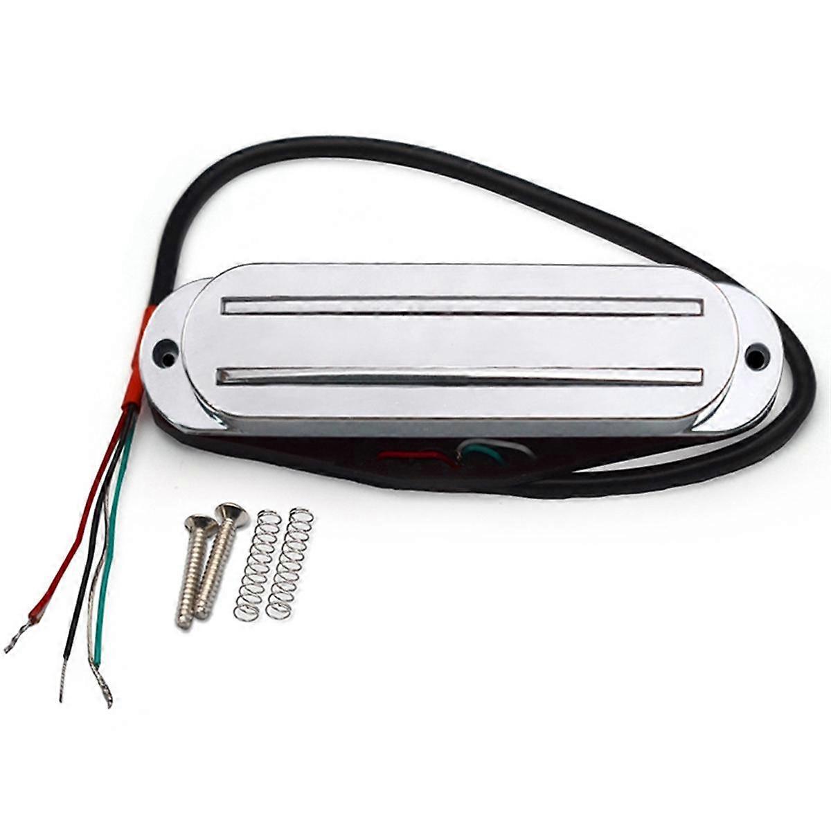 Chromowane humbuckery Przetworniki z pojedynczą cewką Humbuckery do przetworników o jednym rozmiarze Gitara elektryczna