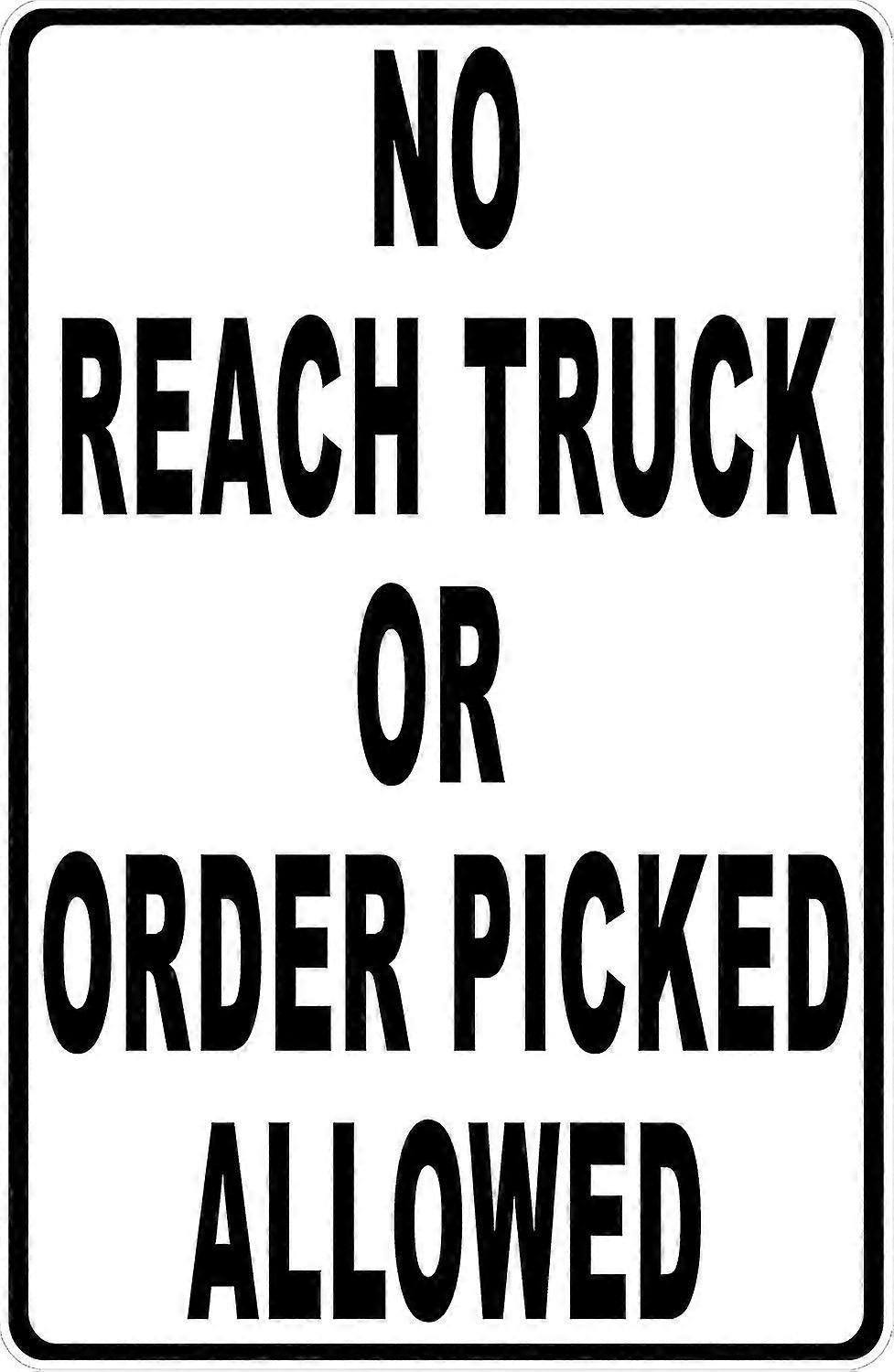 Não é permitido nenhum sinal de caminhão de alcance ou pedido escolhido. 8x12 polegadas OU 12x16 polegadas de metal. Modo 2789