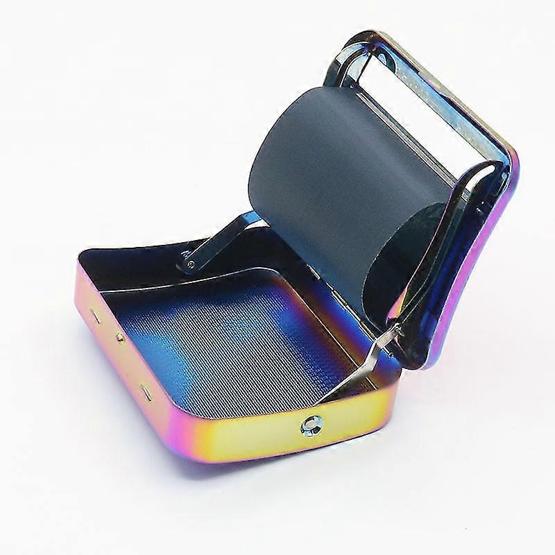 Automatic Rolling,cigarette Rolling Machine Portable Metal Box For Rolling1pcs-colourful