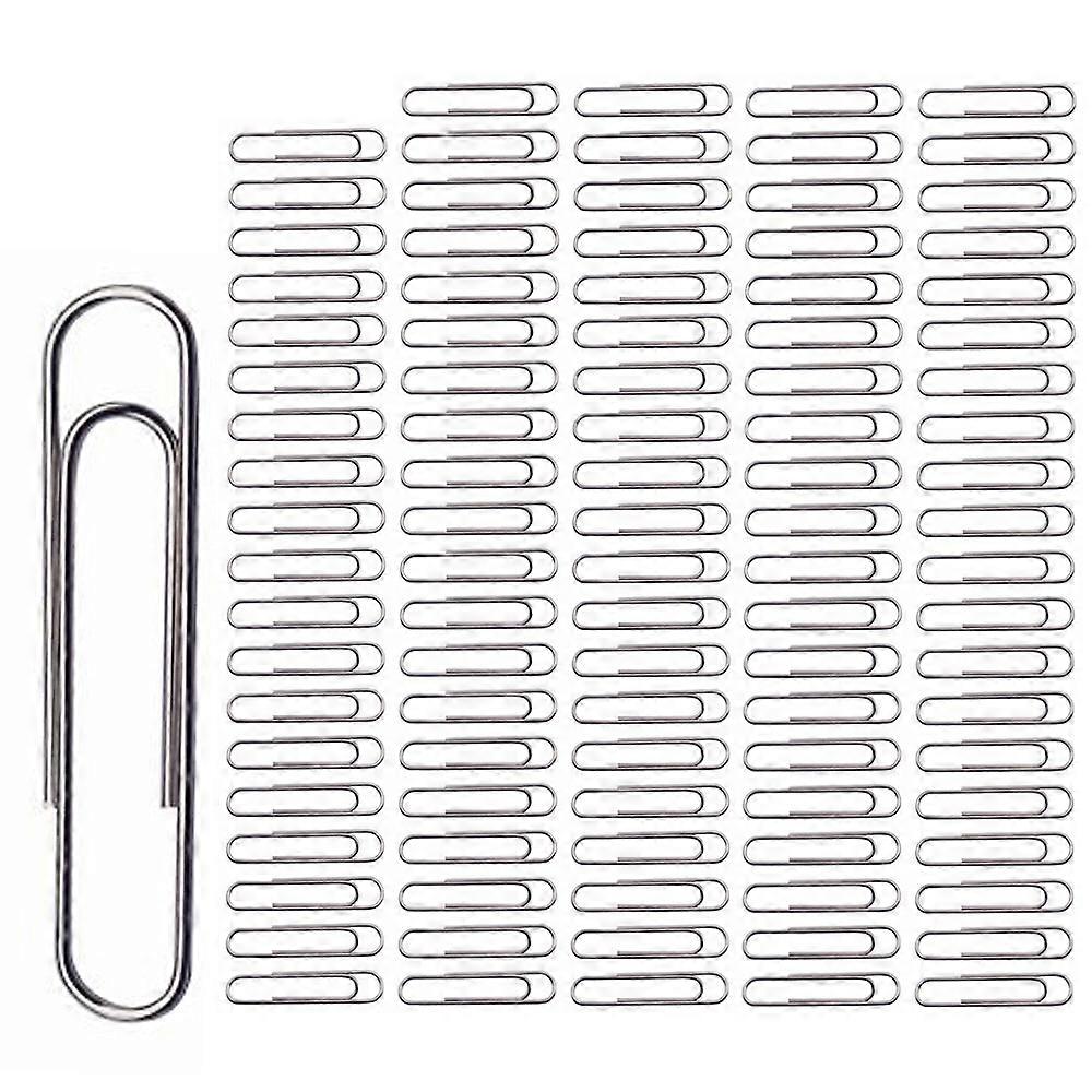 Large 2Inch Paper Clips - 100 Pack, Durable  Rust Resistant Coating