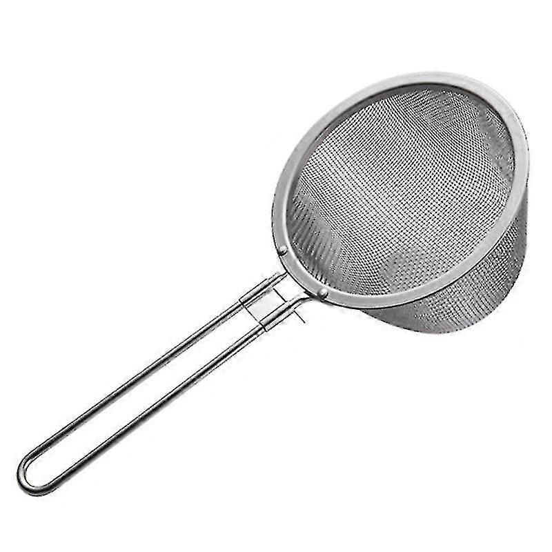 24X11X6.5CM Silver Colanders & Strainers Stainless Steel Colander Kitchen Hot Pot Colander Practical