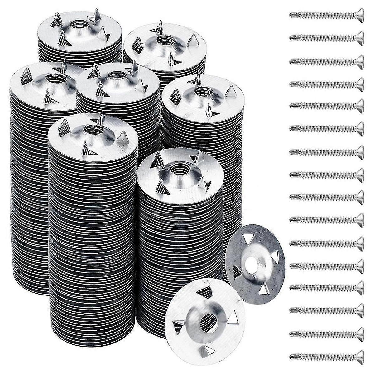 300Pcs Foam Board Fasteners Washers compatible with Installation of Foam Board Panels Foam Board Scr