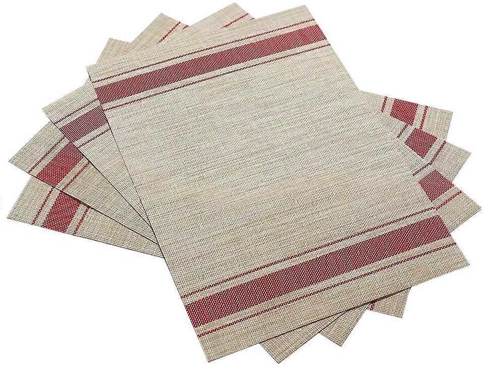 6Pcs Heat-Resistant Placemats