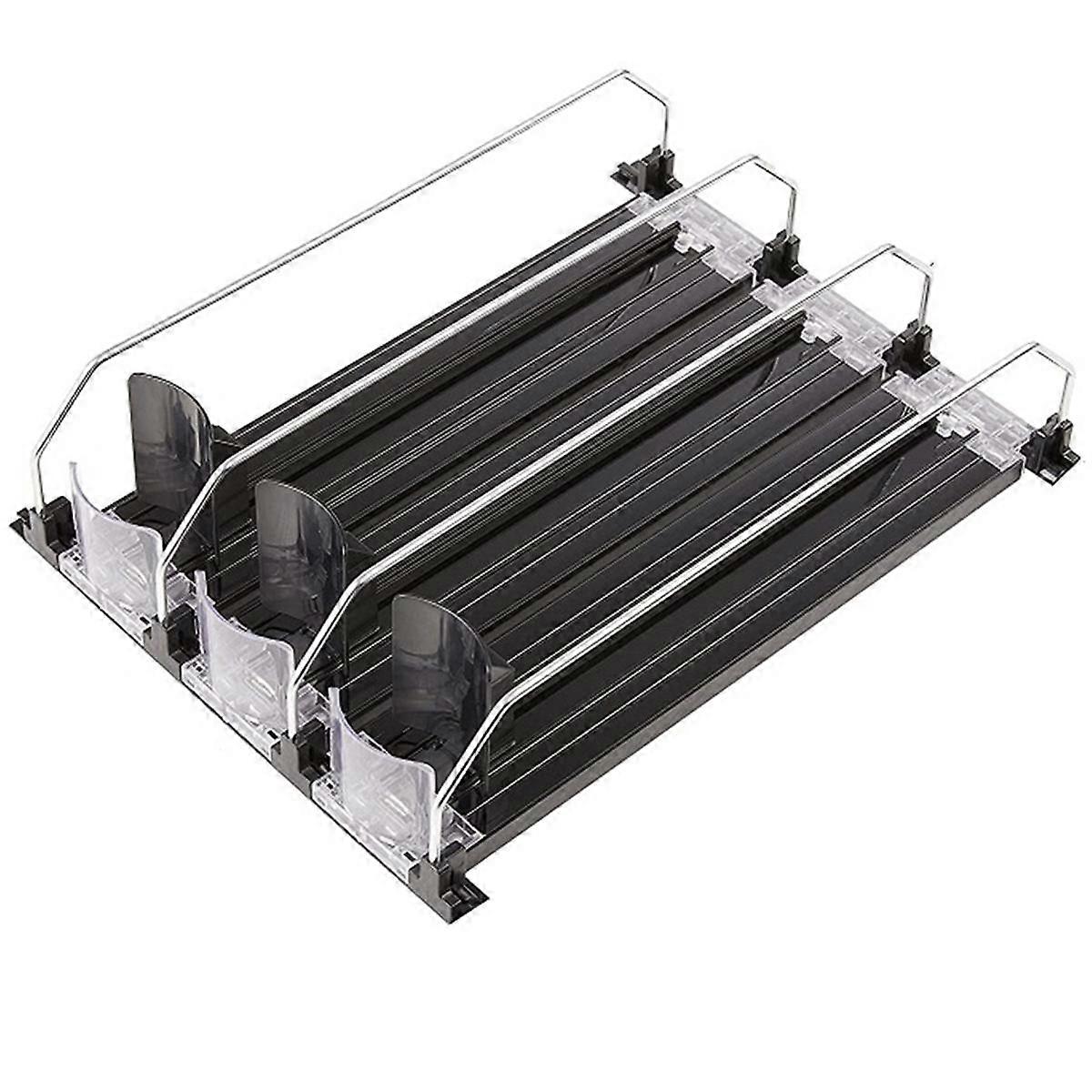 Can Dispenser for Refrigerator with Adjustable Glide - Perfect for , Beer, and Other Beverages