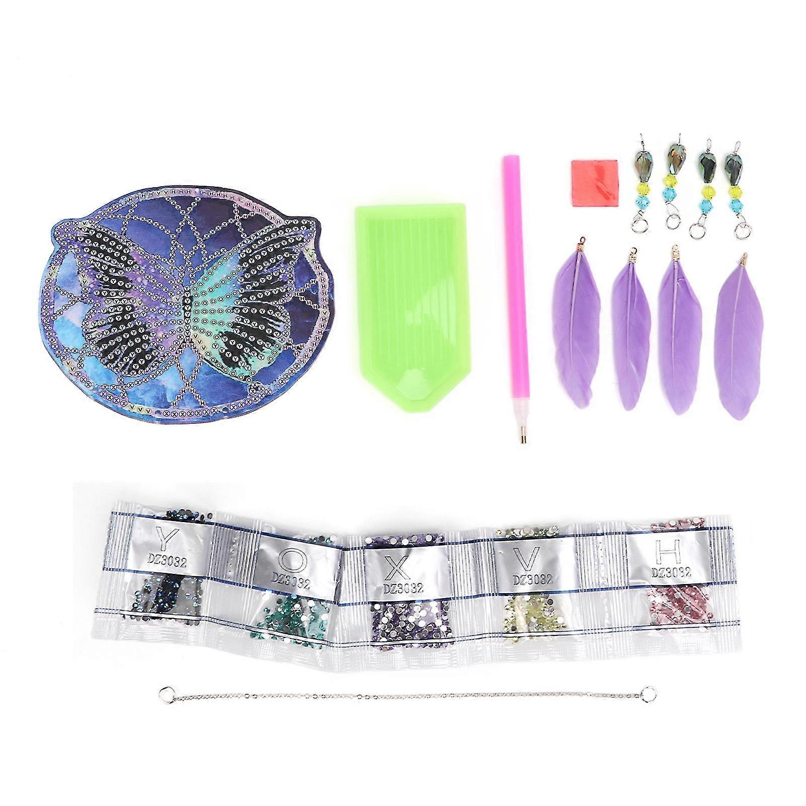 Complete Production Manual for DIY Dream Catcher Crafts: Colorful Rhinestone Painting with Stick Drill
