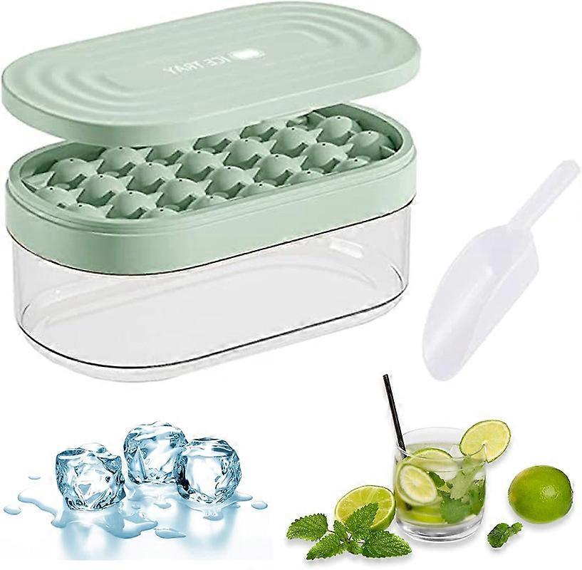 Silicone Ice Cube Trays for Freezer, Round Ice Cube Tray Set