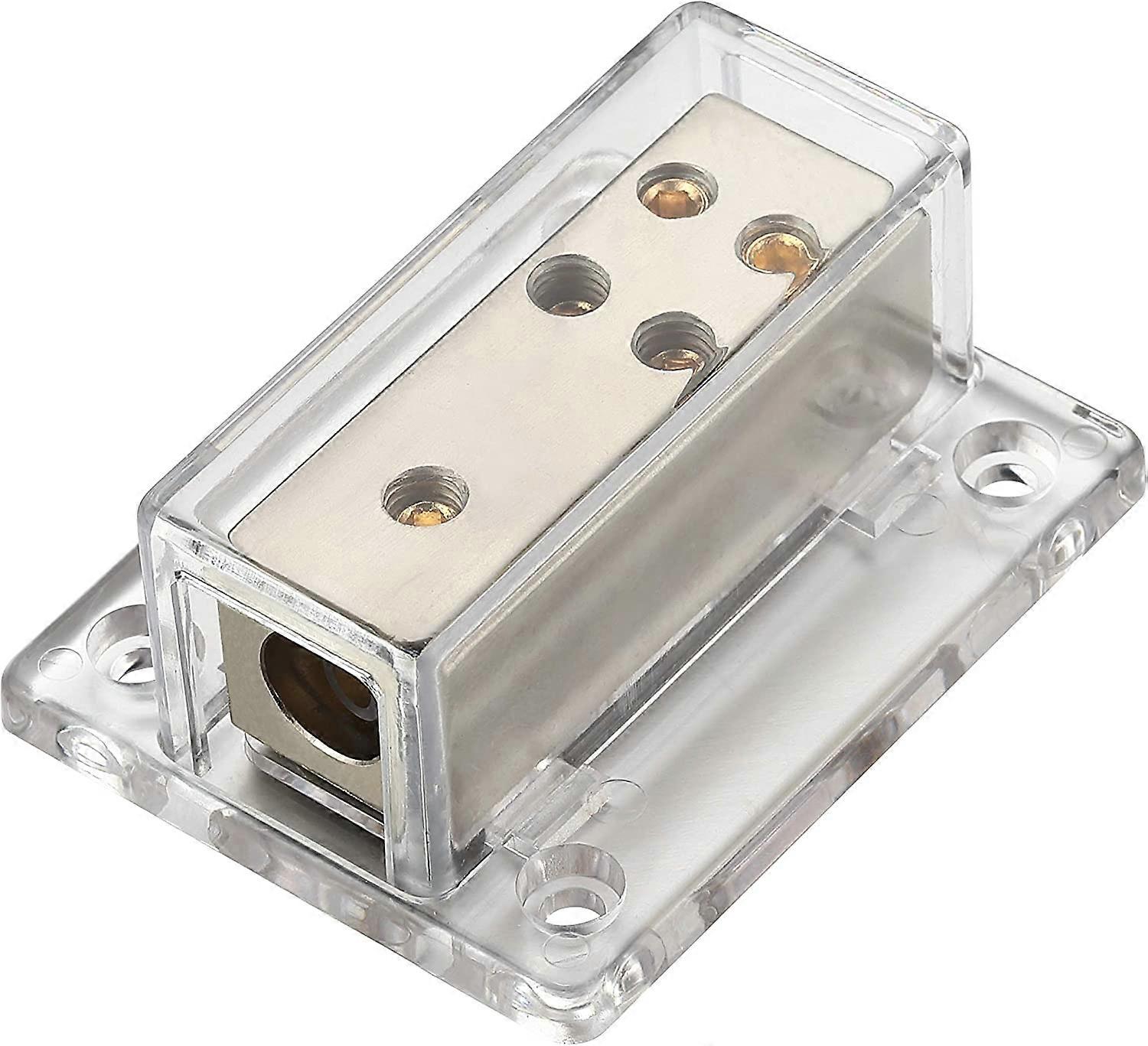 4/8/10 Awg Gauge Power Distribution Block 4 Gauge In - ( 4 ) 8/10 Gauge Out