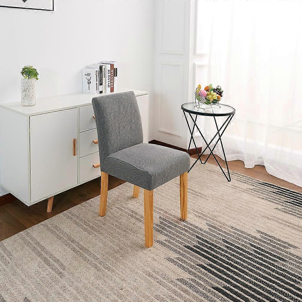 4 Pieces Spandex Stretch Low Short Back Chair Cover Bar Stool Cover