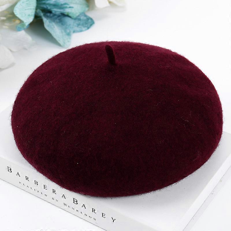 Breathable Wool Beret Hat for Fall Winter