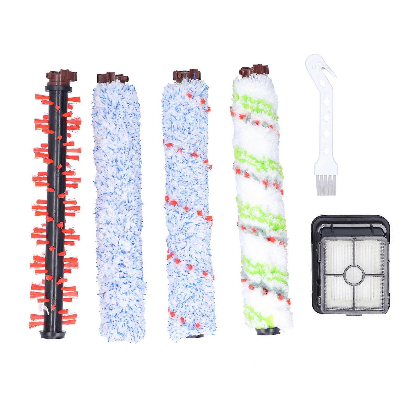 Multifunction Brush Filter Set Roller Brushes Replacements for Bissell 1866 1785 Handheld Vacuum Cleaner