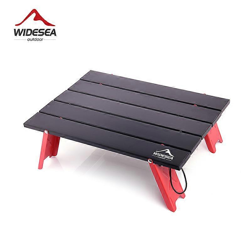 WIDESEA-Mini foldable and portable campsite table, for outdoor barbecue picnics, ultra light dishes, computer bed desk